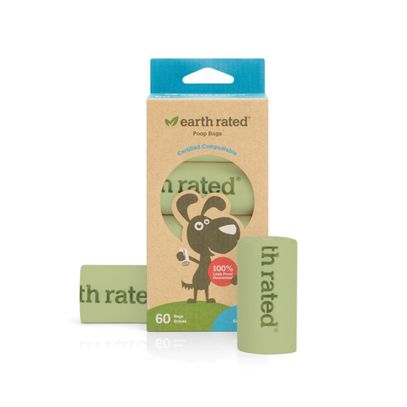 Earth Rated Poop Bags 4 Roll Compost