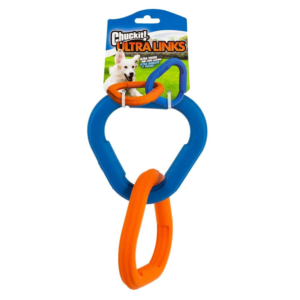 Ultra Links Dog Toy Blue, Orange 9 In, One Size