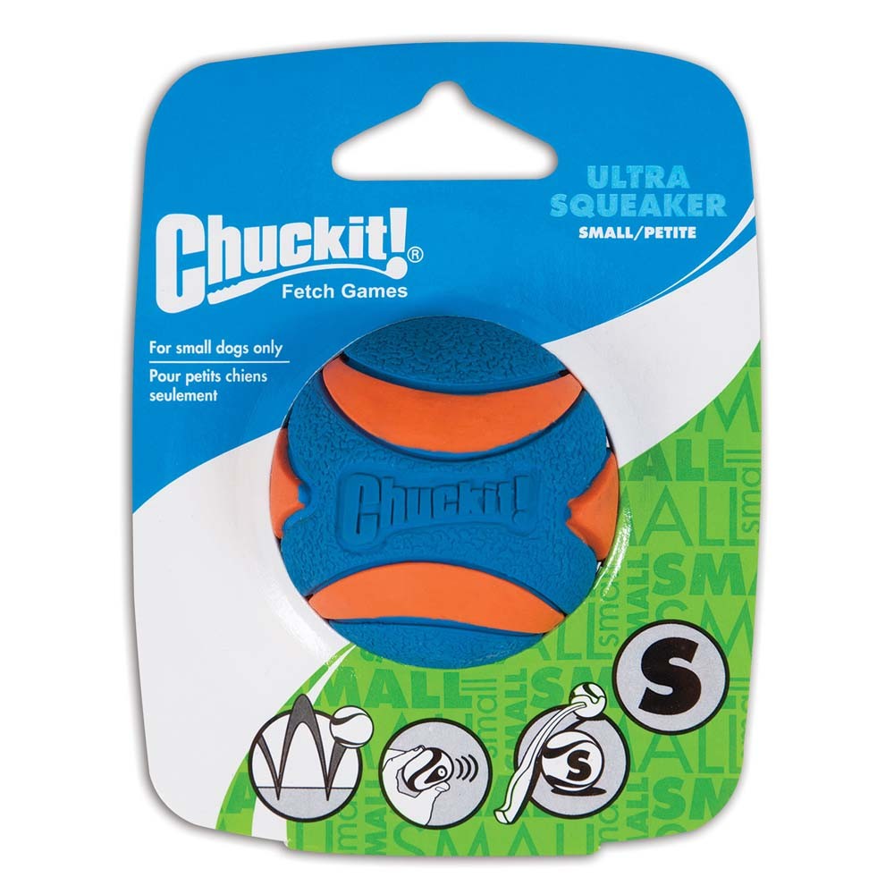Ultra Squeaker Ball Dog Toy Small