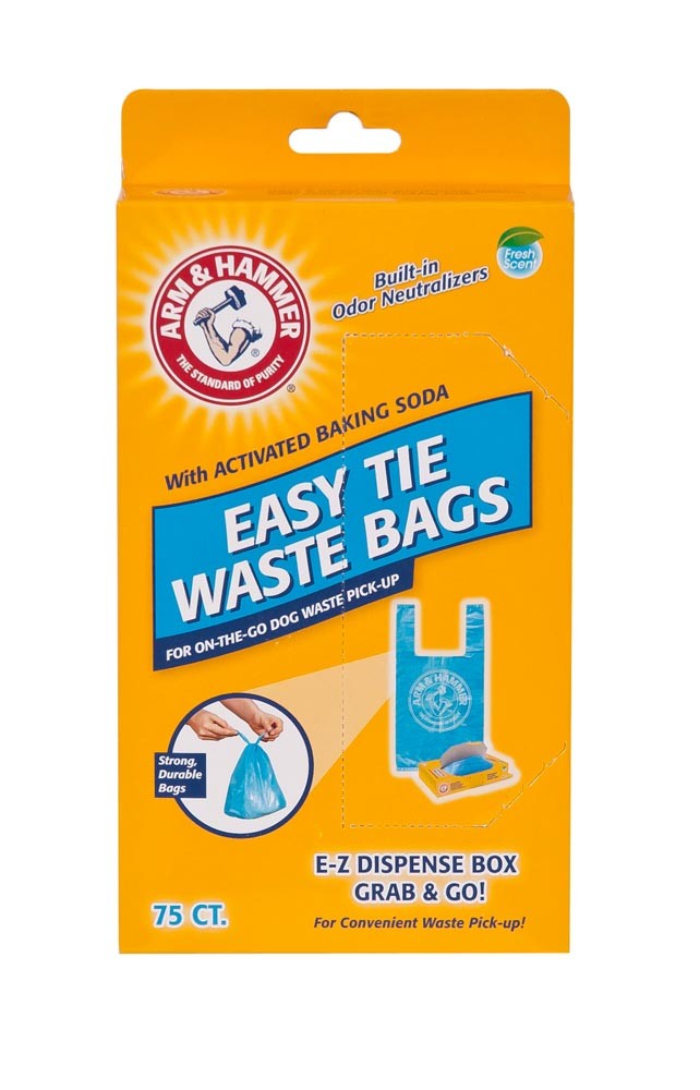 Easy-Tie Waste Bags Blue 75 Ct