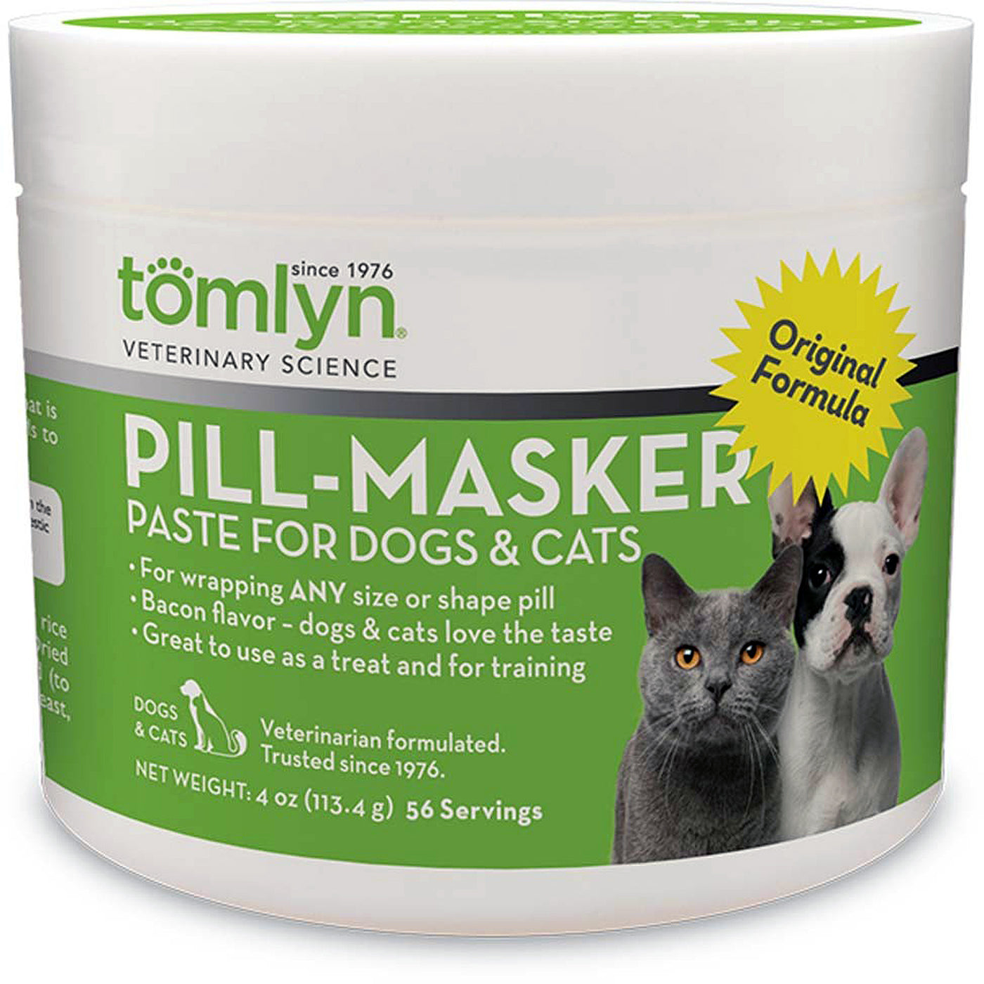 Tomlyn Pill-Masker For Dogs and Cats Original Formula 56 Ct, 4 Oz