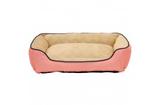 Dallas Box Faux Linen Dog Bed 27 By 36 In