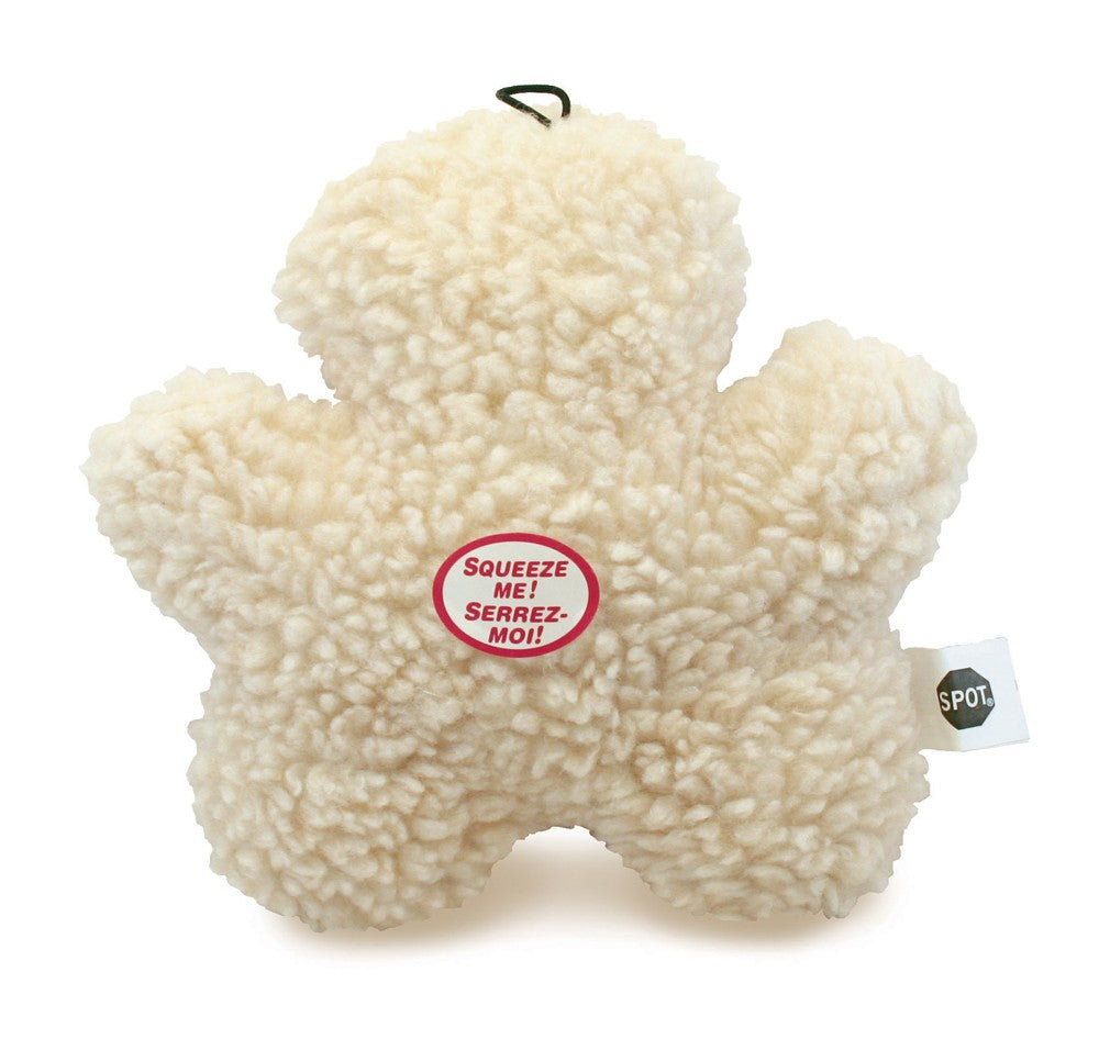 Spot Fleece Dog Toy Chewman Other Natural 8 In