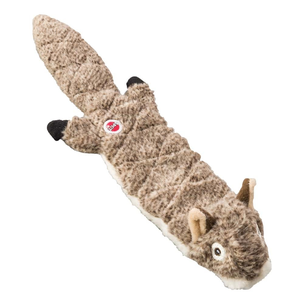 Spot Ethical Skinneeez Extreme Quilted Dog Toy Squirrel Gray 14 In