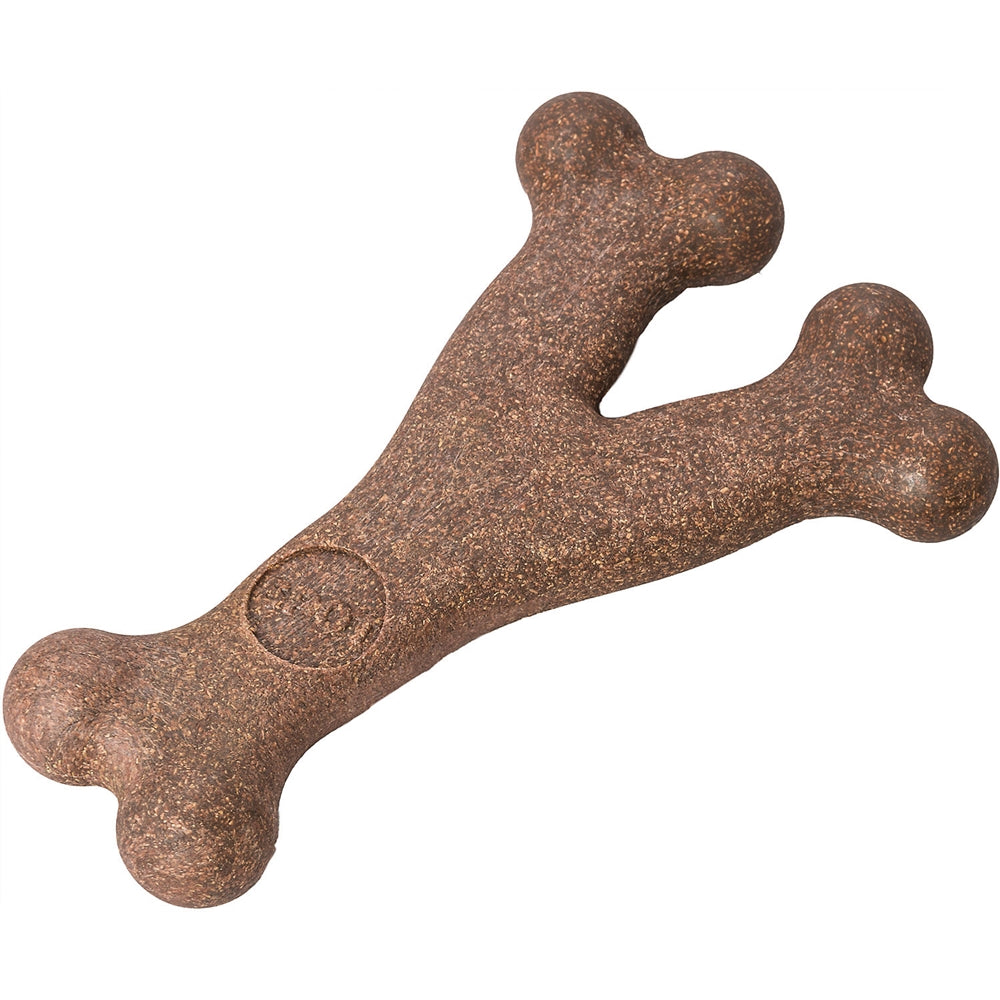 Spot Ethical Bam Bone Wish Bone Bacon Dog Toy 7 In