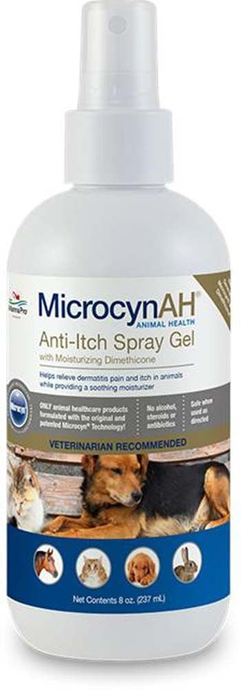 Microcynah Anti-Itch Spray Gel 8 Oz