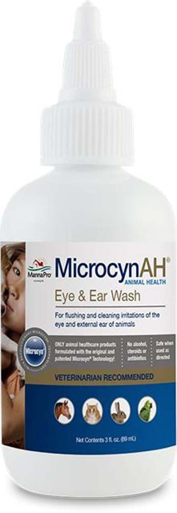 Microcynah Ear and Eye Wash 3 Fl Oz