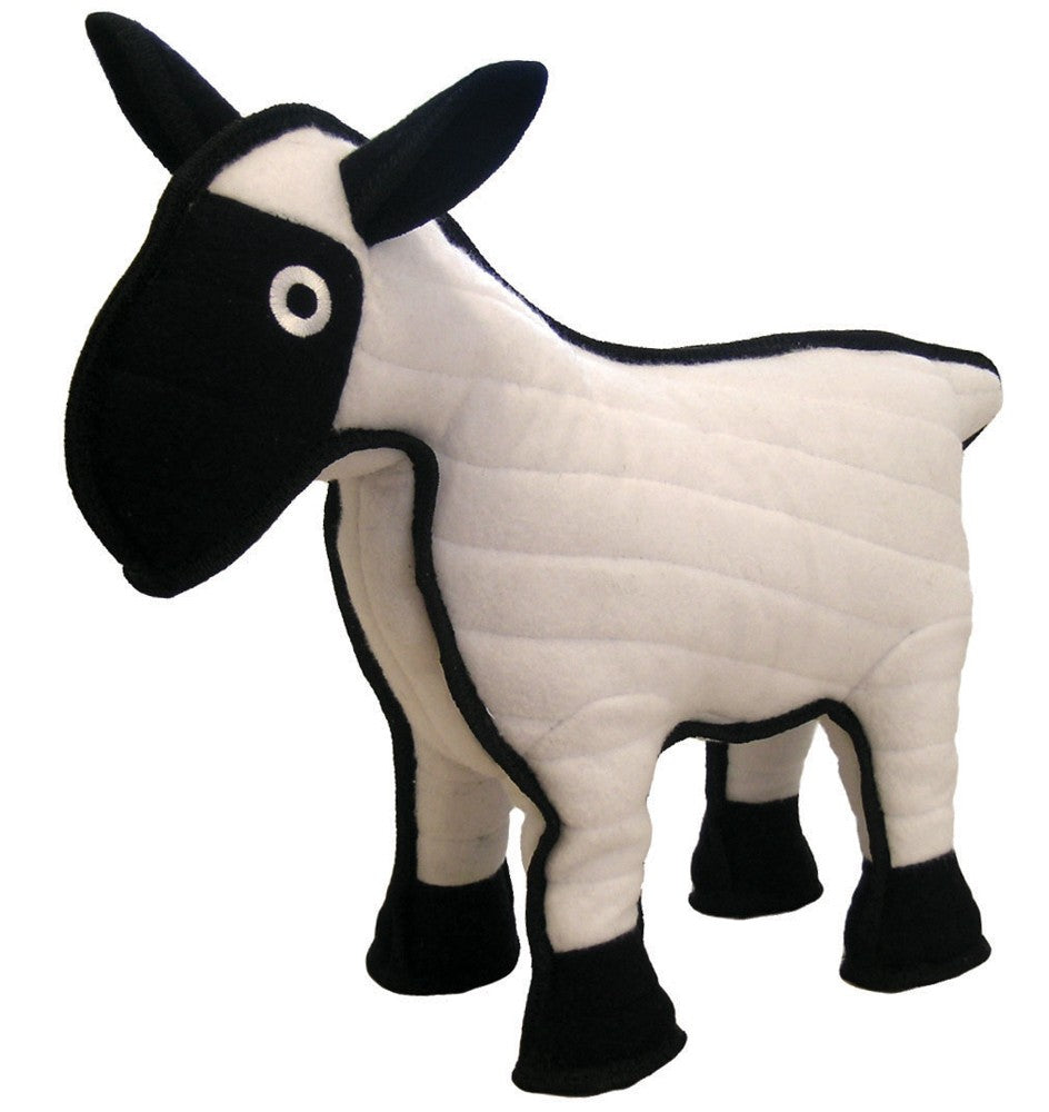 VIP Tuffy Barn Yard Series Dog Toy Sheep Black, White 1Ea