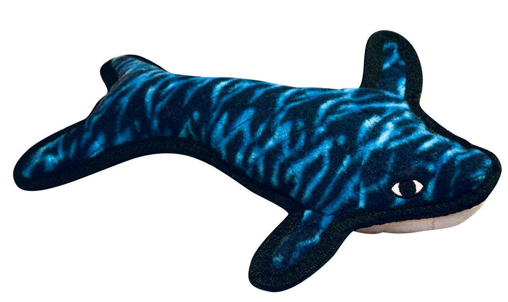 VIP Tuffy Sea Creature Dog Toy Whale 12 In