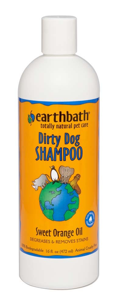Earthbath Dirty Dog Shampoo, Sweet Orange Oil 16 Oz