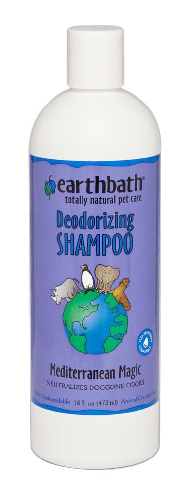 Earthbath Deodorizing Shampoo For Dogs, Mediterranean Magic 16 Oz