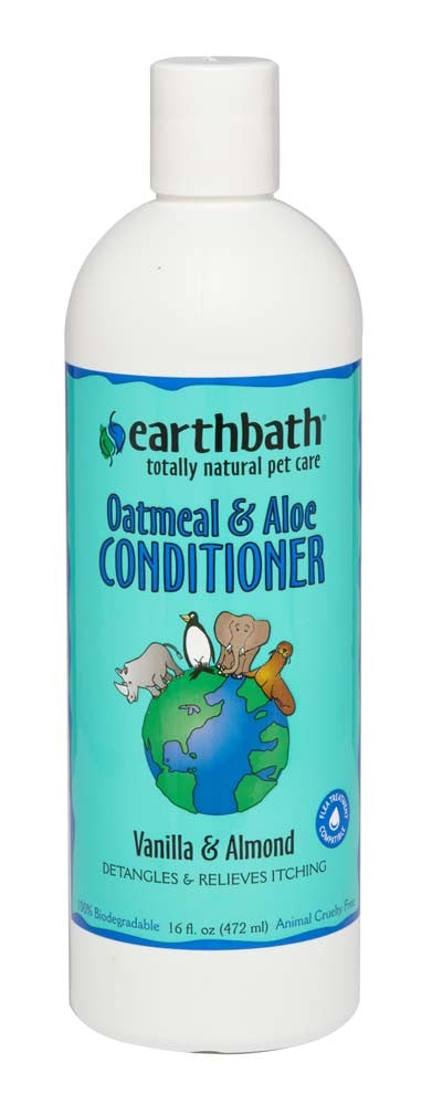 Earthbath Oatmeal and Aloe Conditioner, Vanilla and Almond 16 Oz