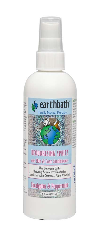 Earthbath Stress Relief Spritz For Dogs, Eucalyptus and Peppermint 8 Oz