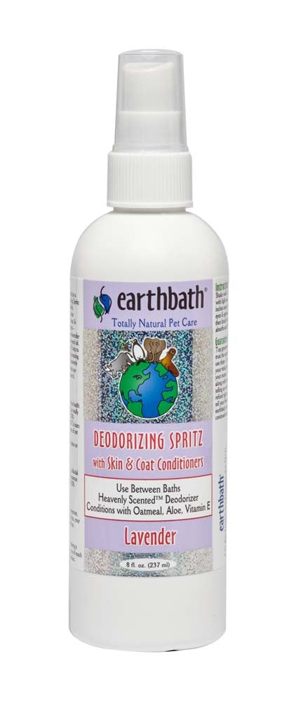 Earthbath 3-In-1 Deodorizing Spritz For Dogs, Lavender 8 Oz