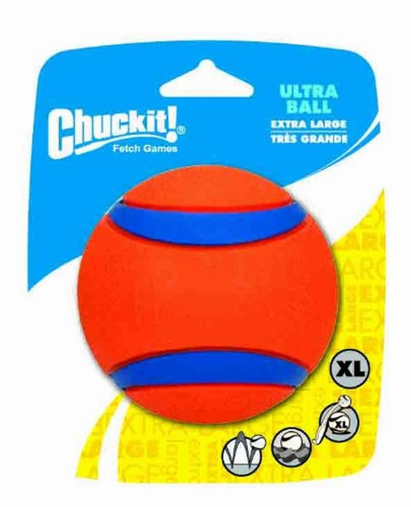 Ultra Ball Dog Toy Blue, Orange X-Large