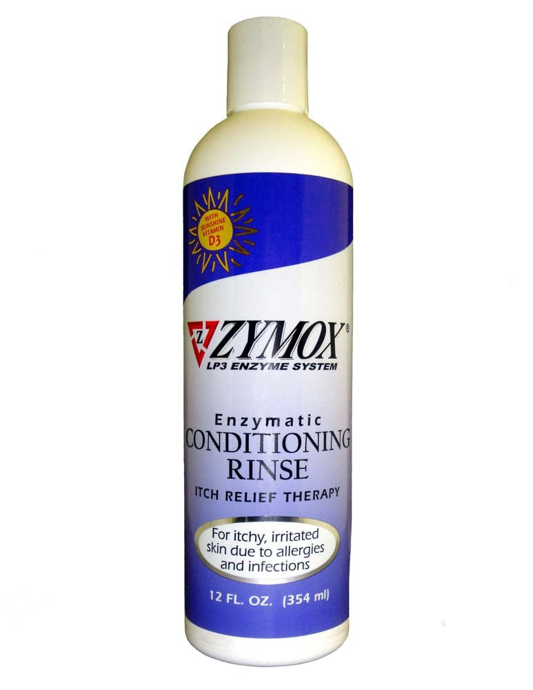 Zymox Enzymatic Itch Relief Therapy Conditioning Rinse 12 Oz