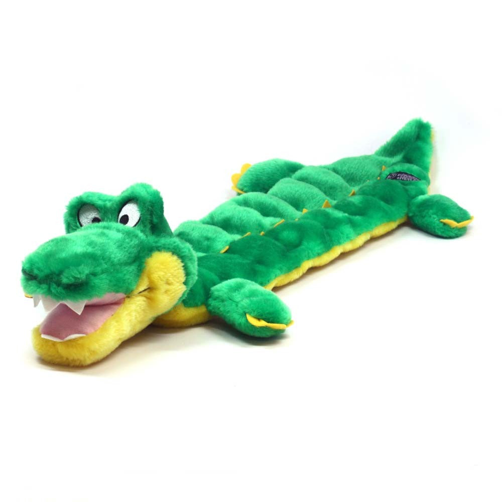 Outward Hound Squeaker Matz Dog Toy Long Body Gator Alligator Extra Large