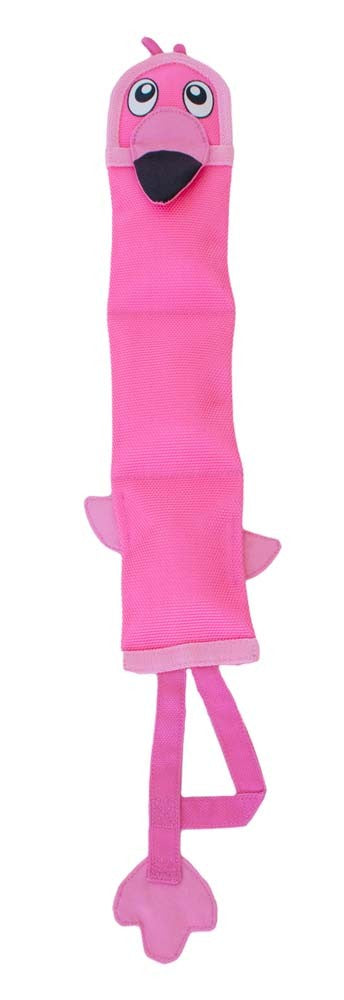 Outward Hound Invincibles Dog Toy Fire Biterz Flamingo Extra-Large