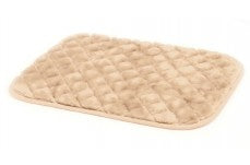 Snoozzy Quilted Kennel Dog Mat Natural Medium