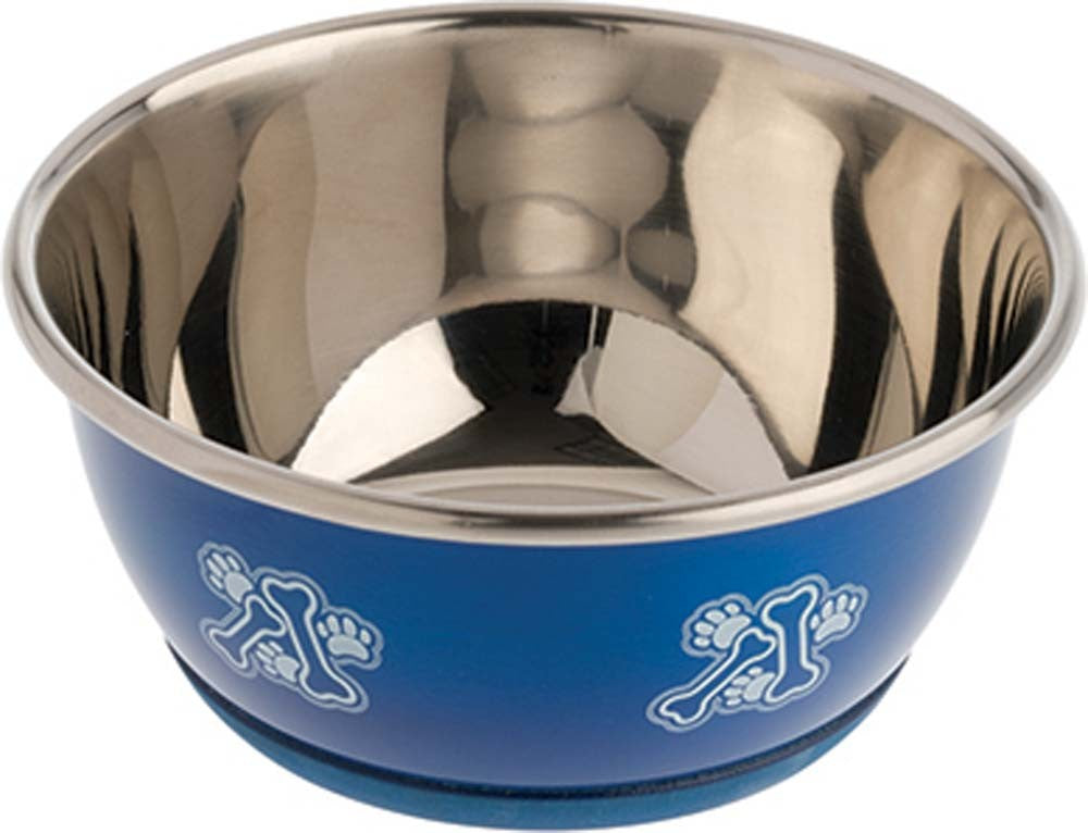 Ourpets Durapet Fashion Bowl Blue-Small-Assorted Pattern