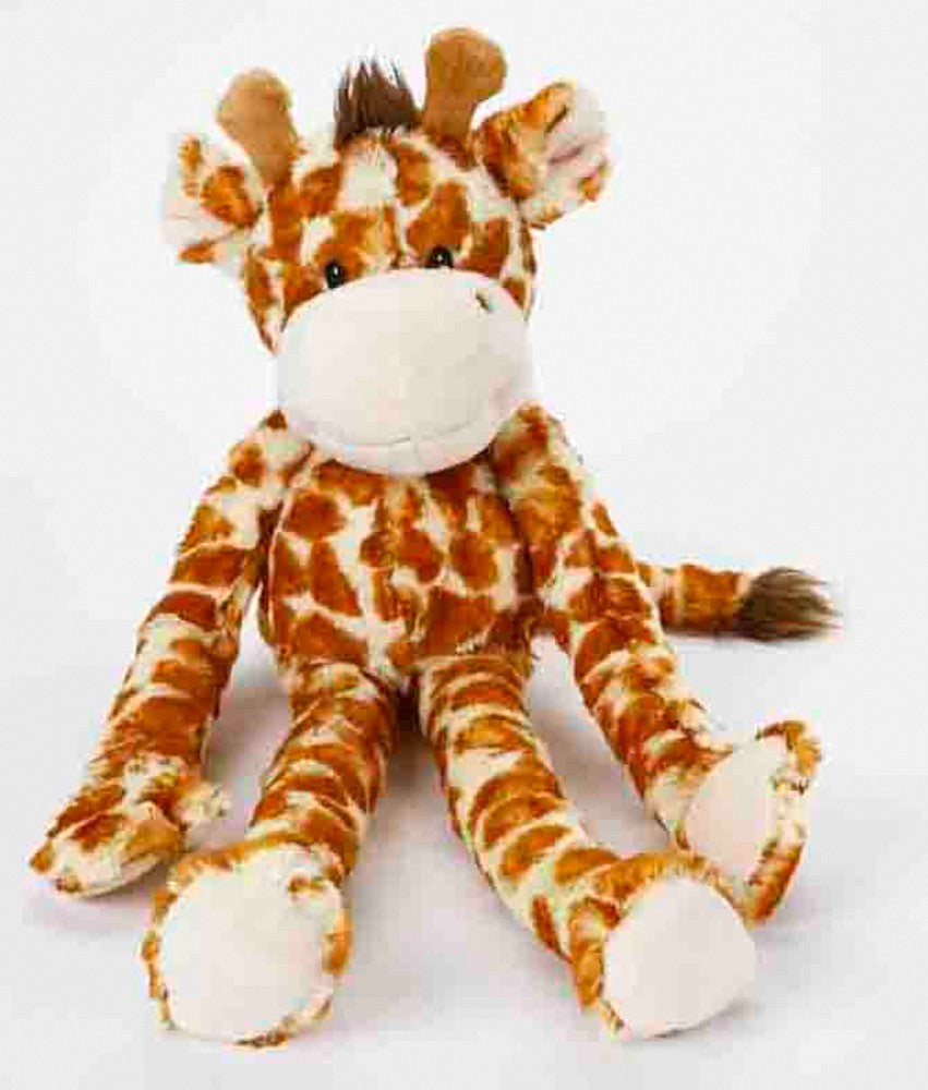 Multipet Swingin Coastal Safari Dog Toy Giraffe Assorted 19 In