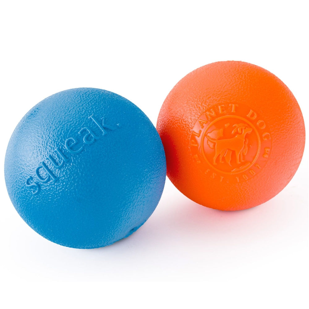Outward Hound Squeak Ball Dog Toy Blue 1Ea