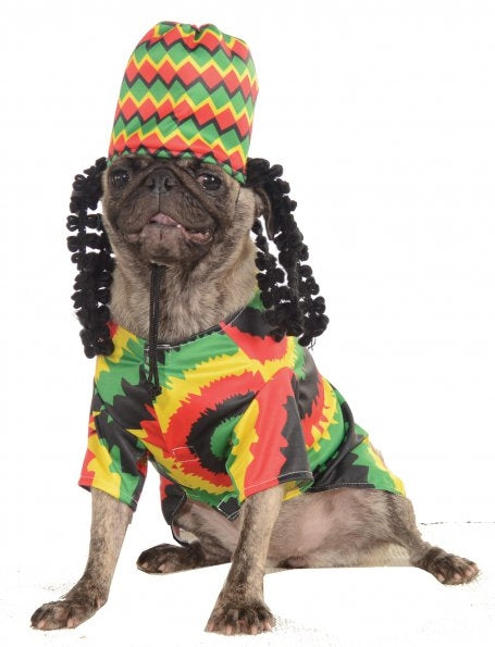 Rubies Rasta Dog Pet Costume S