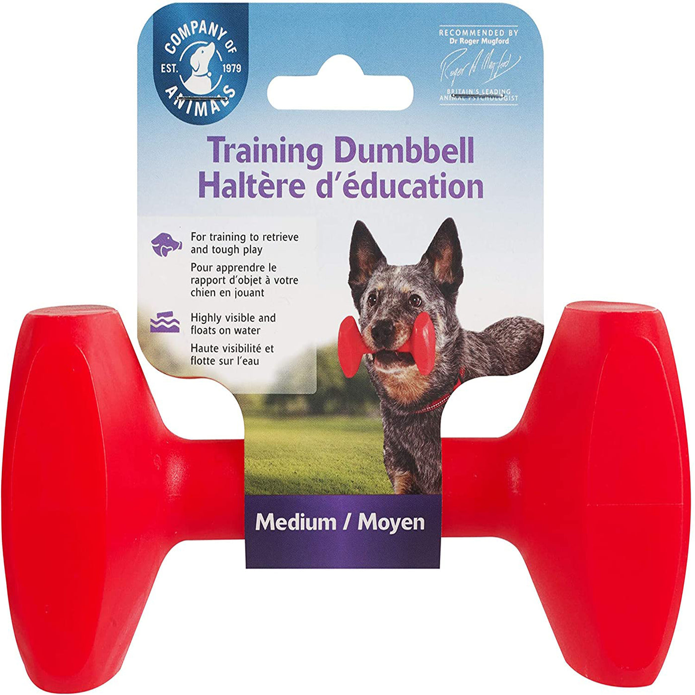 The Company Of Animals Dog Clix Dumbell Medium