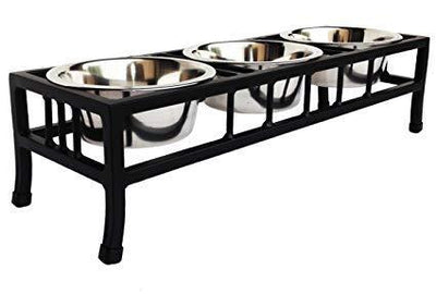 Baron Triple Raised Dog Diner by Pets Stop