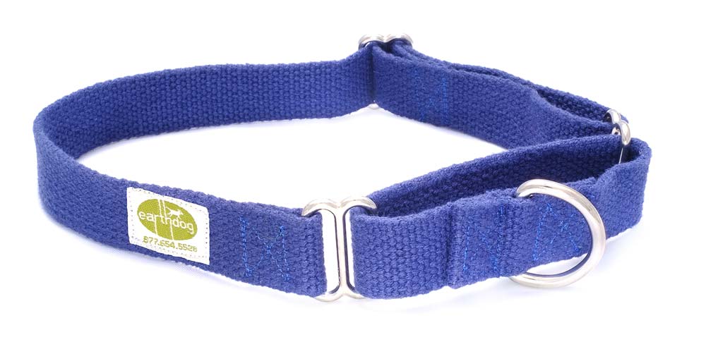 Solid Hemp Martingale Dog Collars by Earthdog