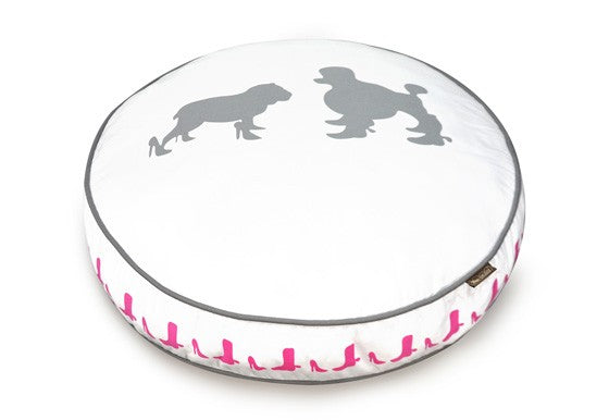 Heels and Boots Round Dog Bed by P.L.A.Y.