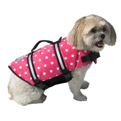 Pink Polka Dot Dog Life Jacket by Paws Aboard