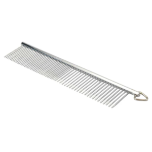 COASTAL SAFARI DOG GROOMING COMB MEDIUM/COARSE SILVER 7.25 In